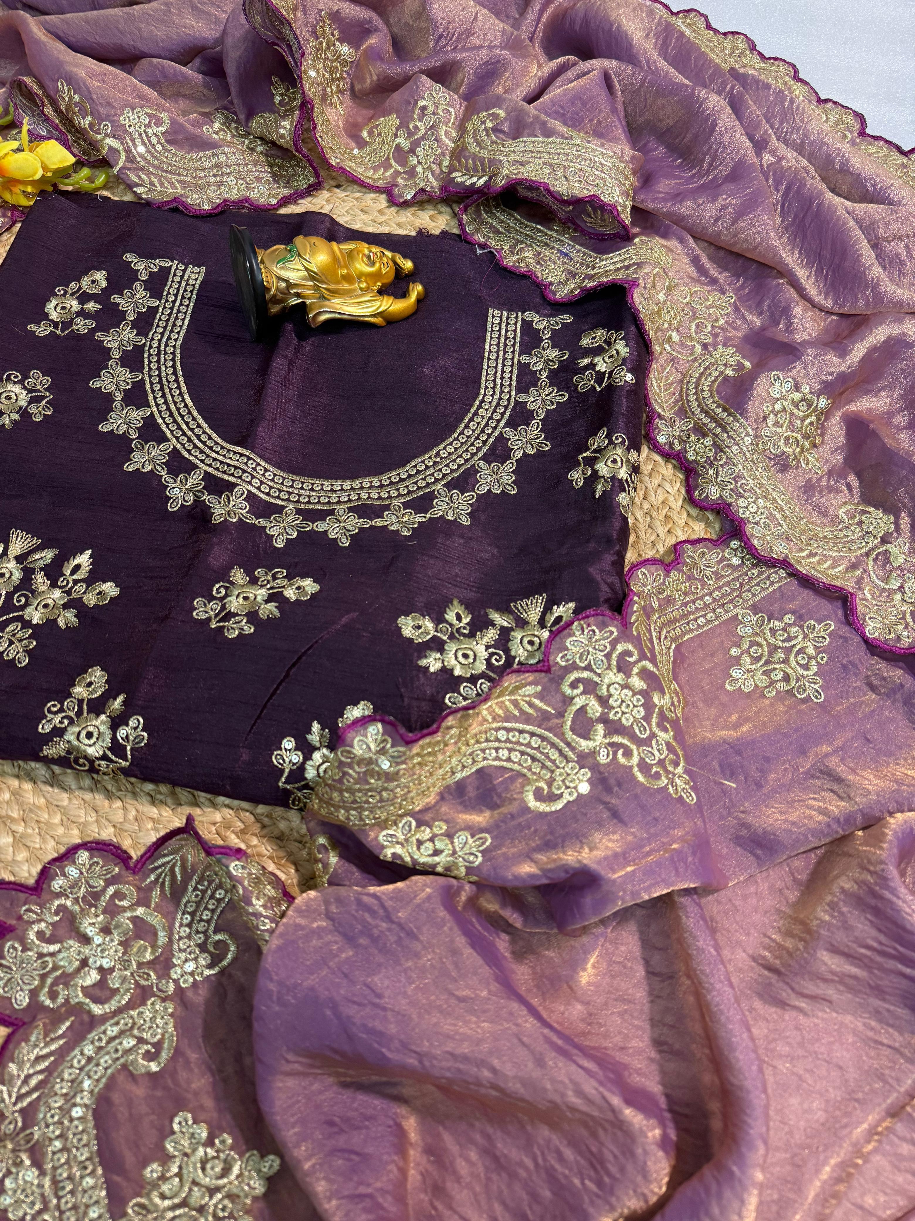 Bollywood Trending Satin Saree