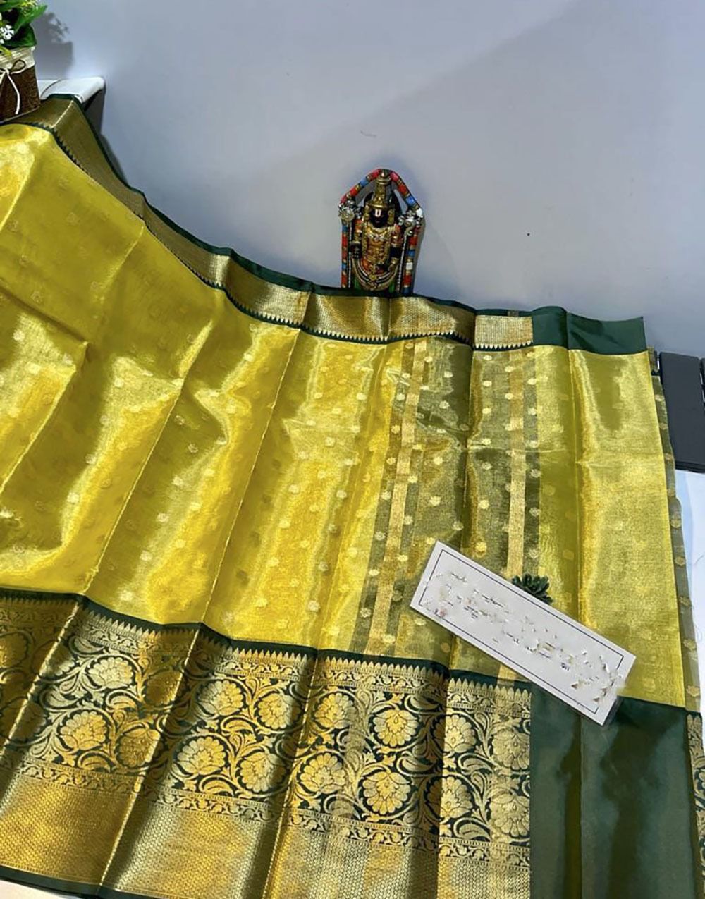 KANCHIVARAM GREEN SILK SAREE