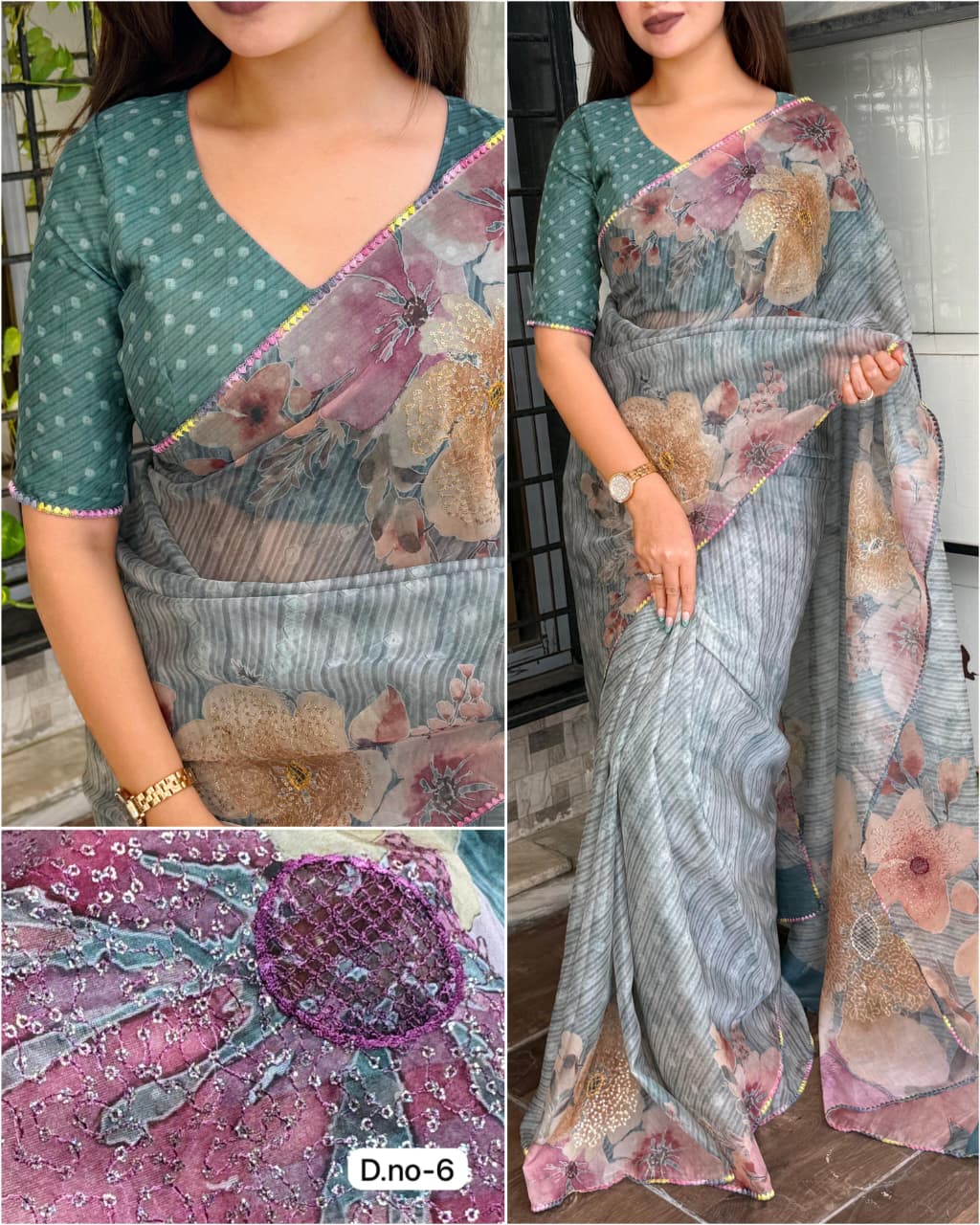 Digital Printed Pure Tissue Organza