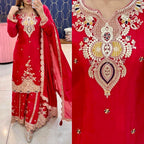 PARTY SHARARA SUIT & DUPATTA