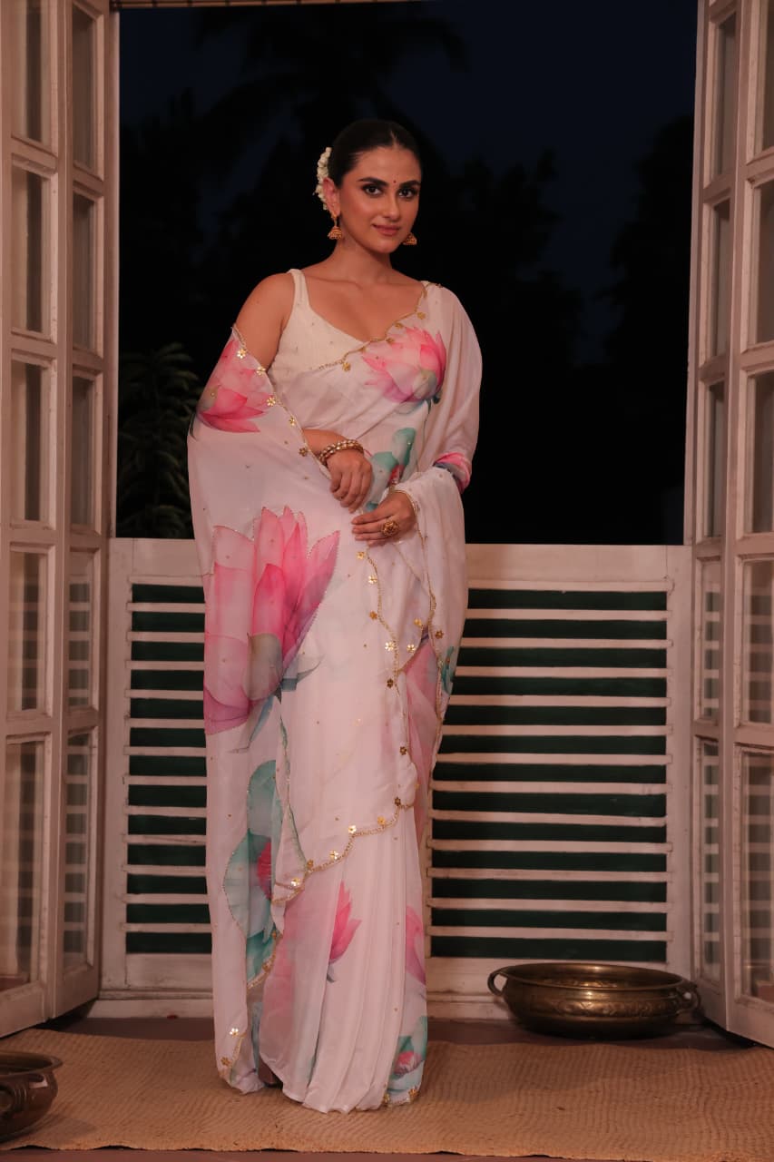 Pure Soft Teby Silk Saree