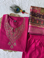 Launching New  Kurti Pent Dupatta Set