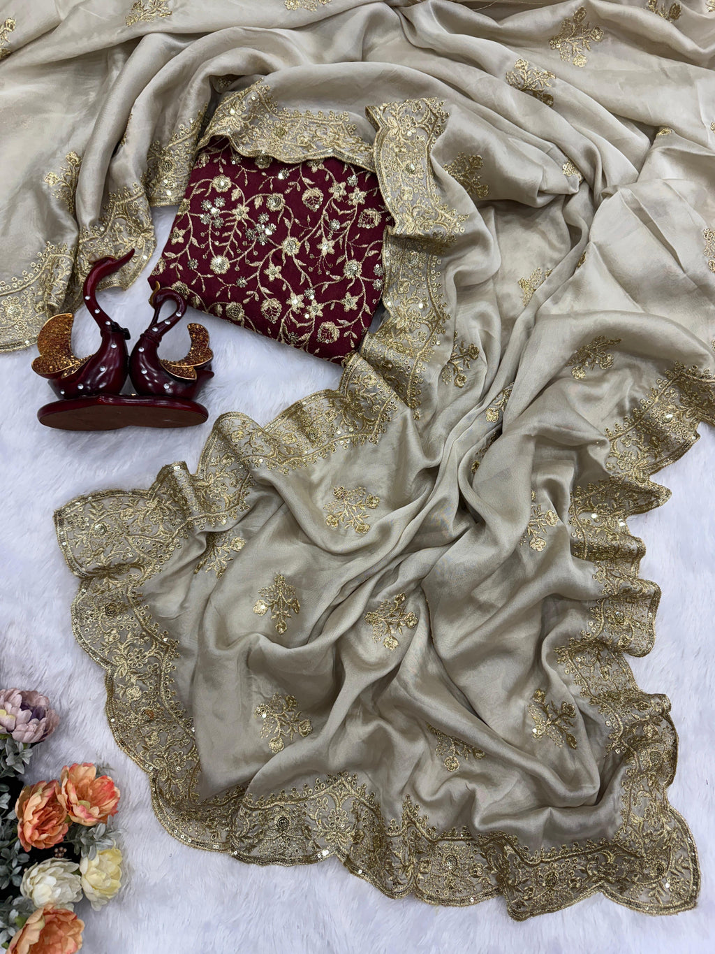Pure Soft Rangoli Silk Saree