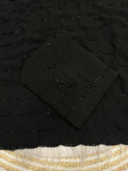 Fox Georgette Wedding Saree With Beautiful Khatli