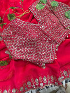 Very Soft nd elegant Rich look fendy sartin Saree