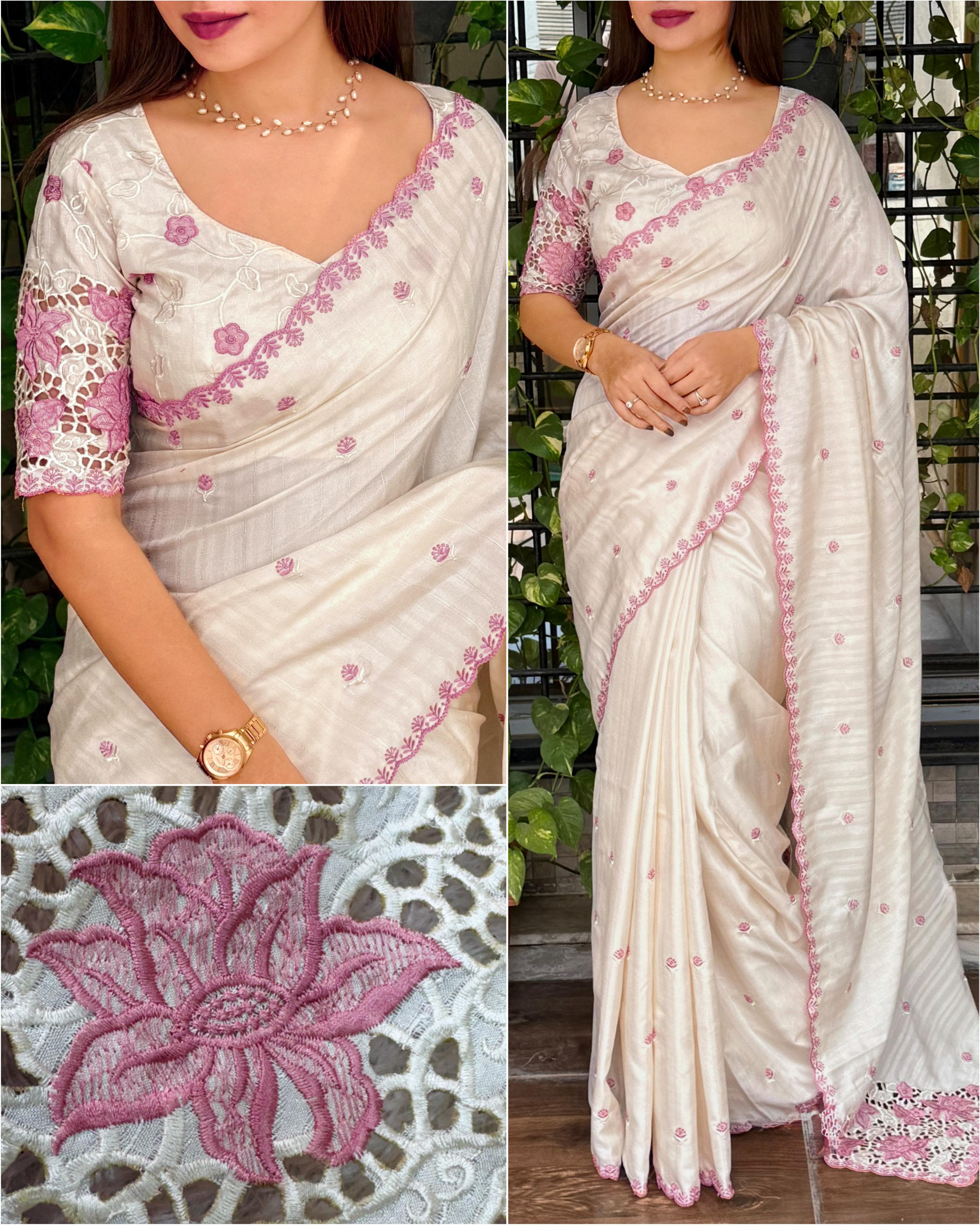 Soundarya Tusser Cotton Saree