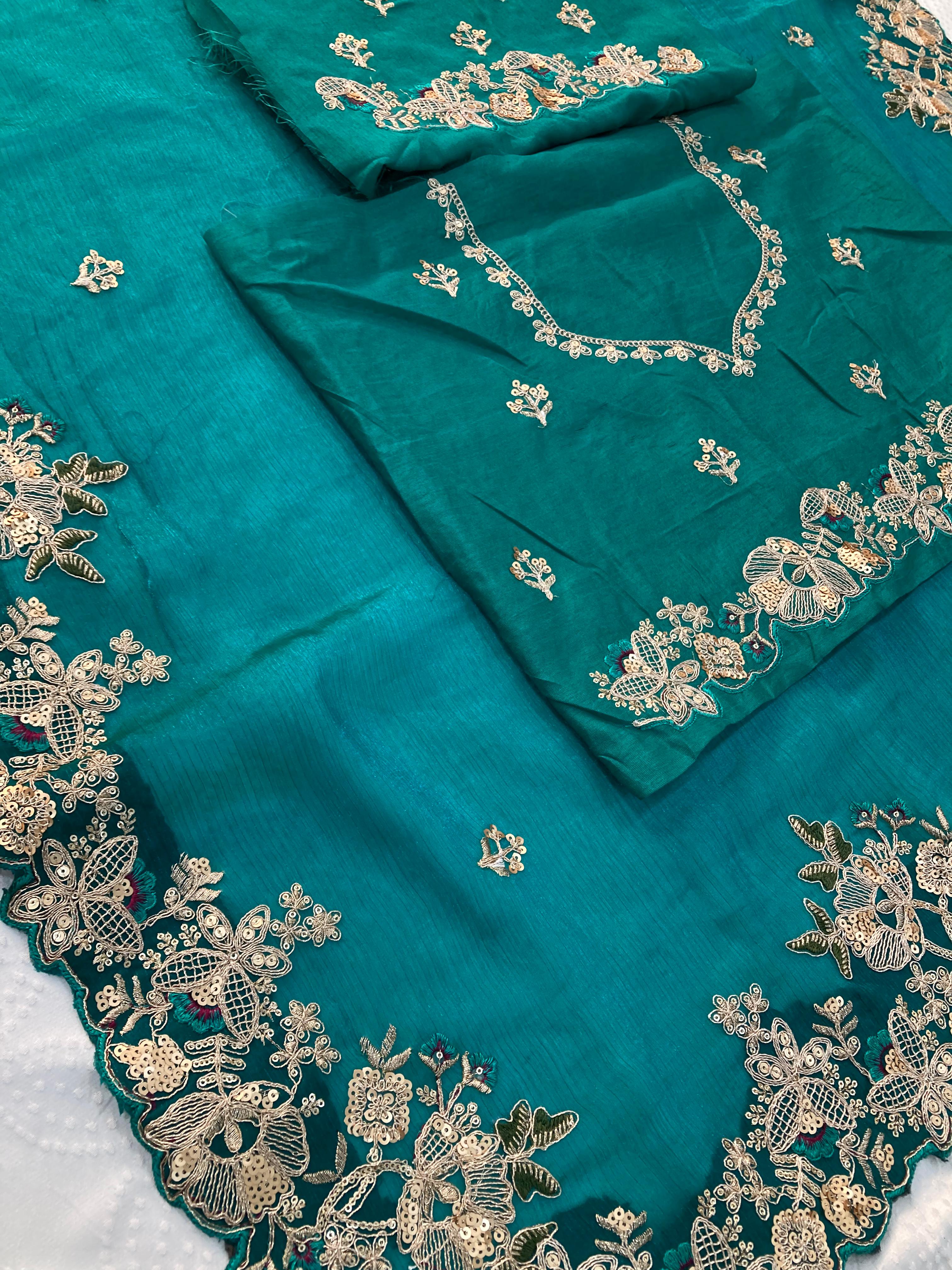 SOFT FENDY CHIFFON SAREE