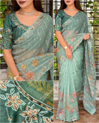 Kashish Glass Organza Saree