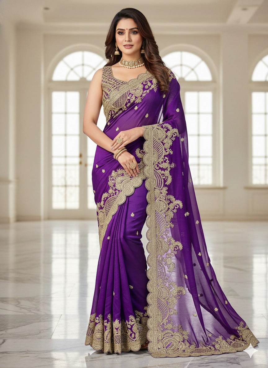 Heavy Soft Rangoli Silk Saree
