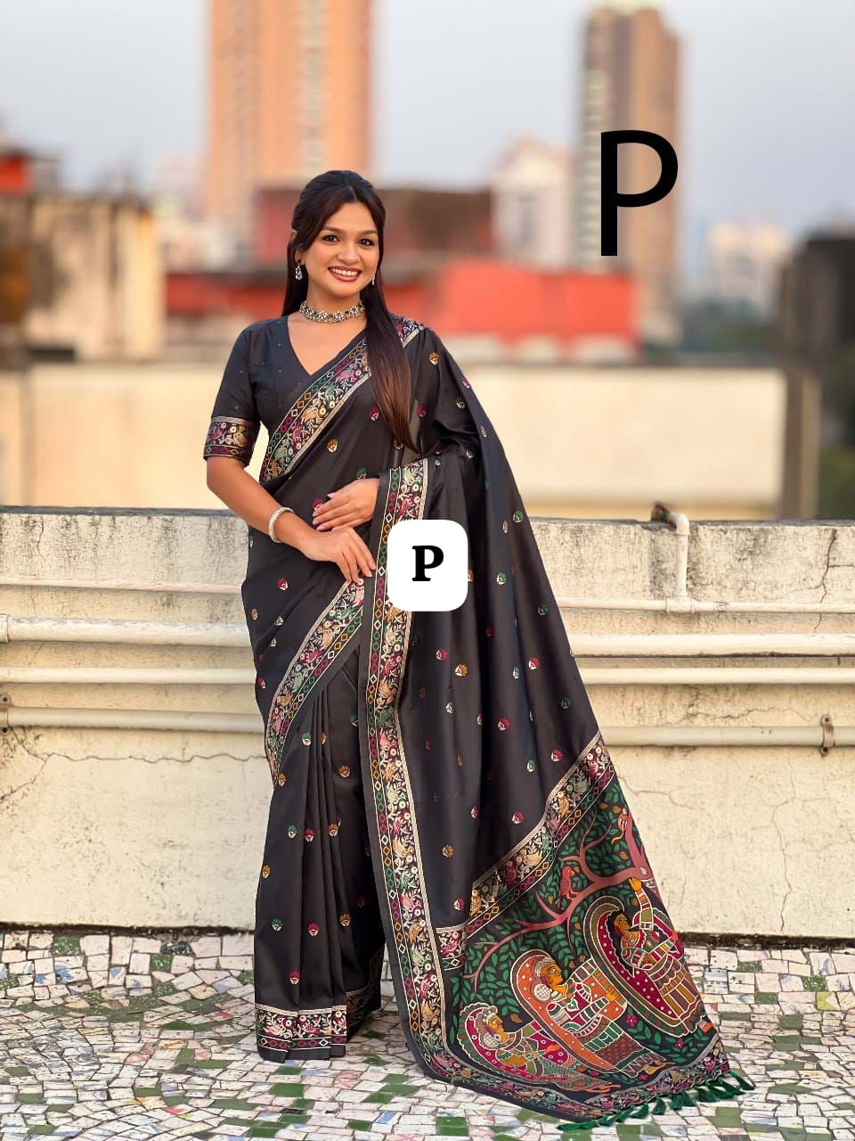 Special Makarsankranti Black Saree Collection
