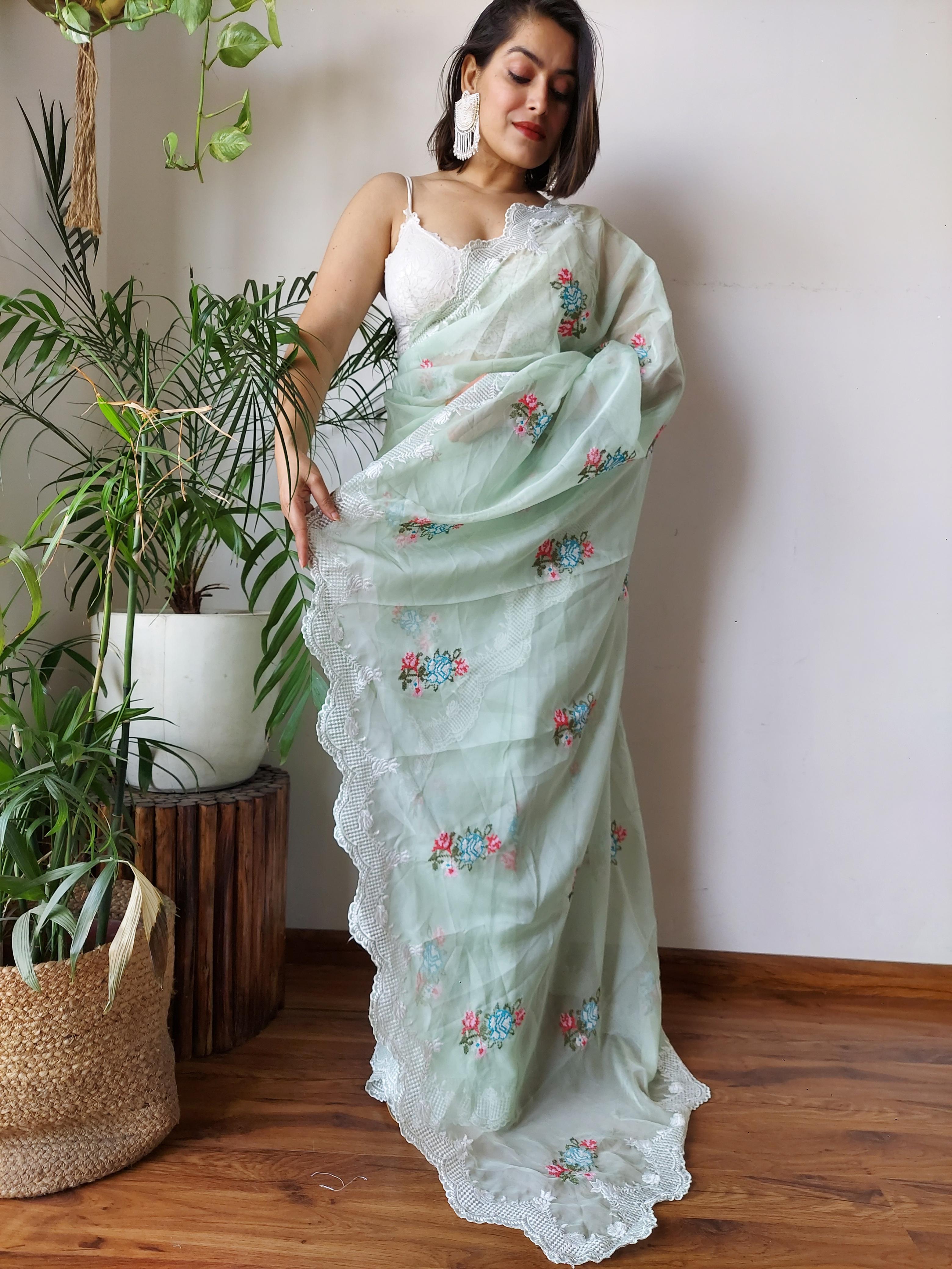 EMBORIDARY WORK SAREE