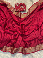 VISCOSE WEAVING PATTERN SAREE