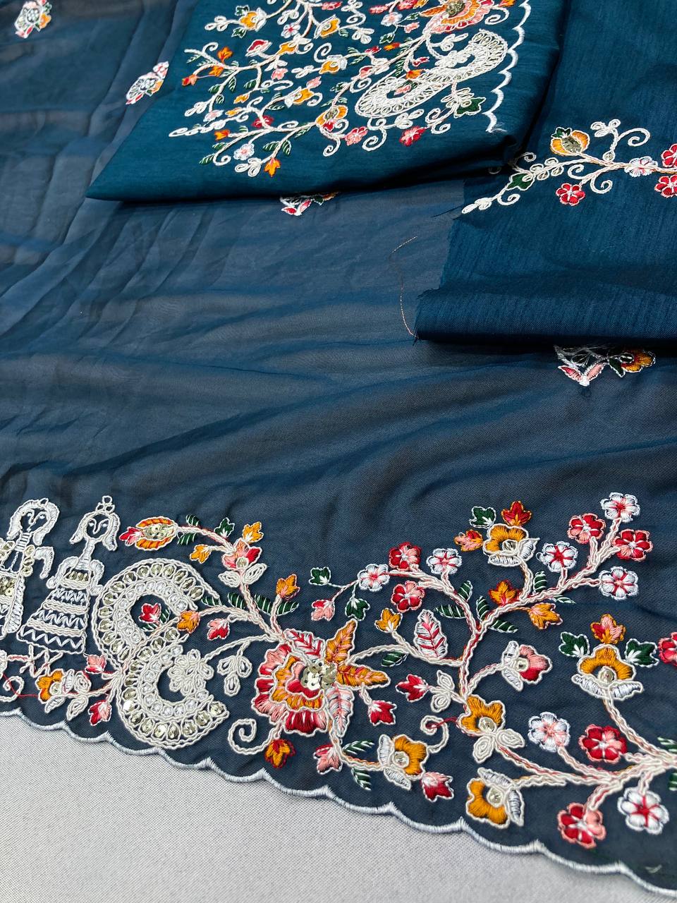 SOFT RANGOLI SILK SAREE