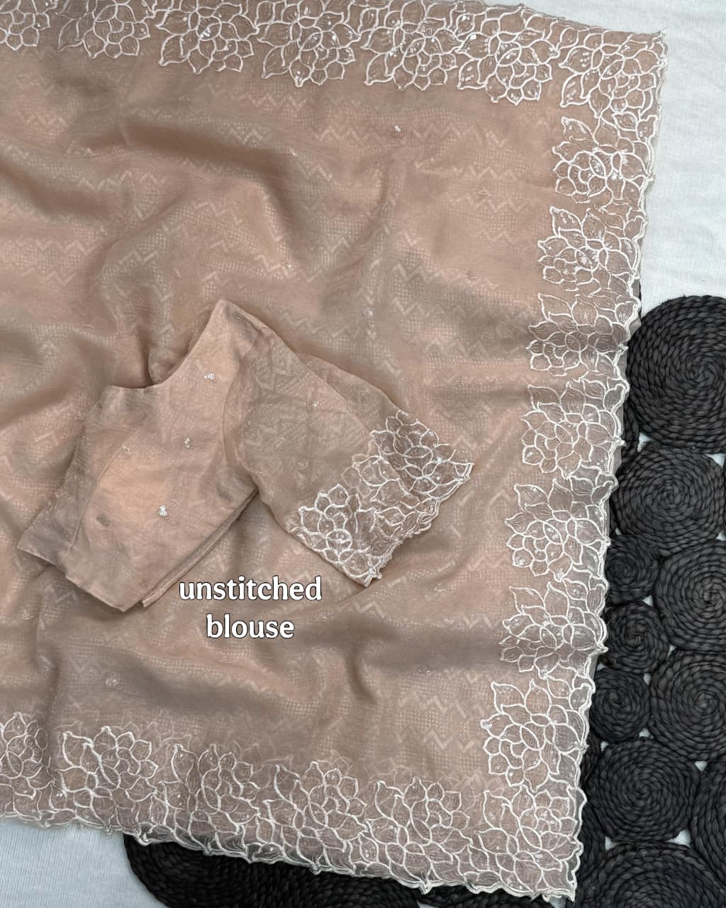 Shreya Glass Simmer Saree