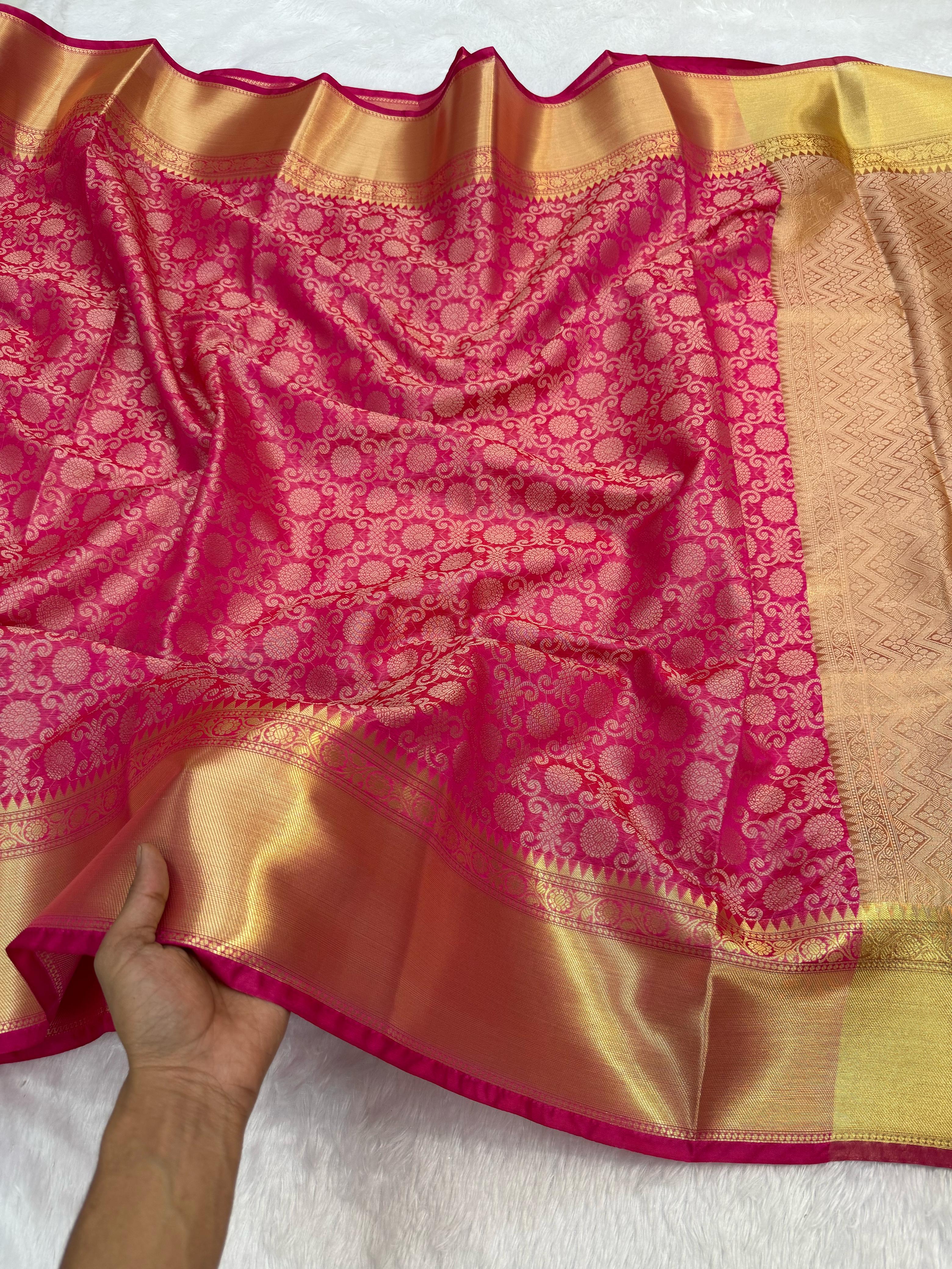 SHRUTI HASSAN INSPIRED KANJIVARAM SAREE