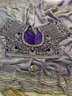Sabyasachi Inspired Space Silk Premium Saree