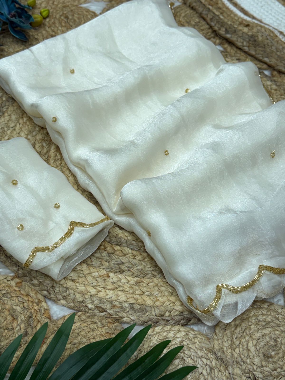 Space Chiffon Silk Saree