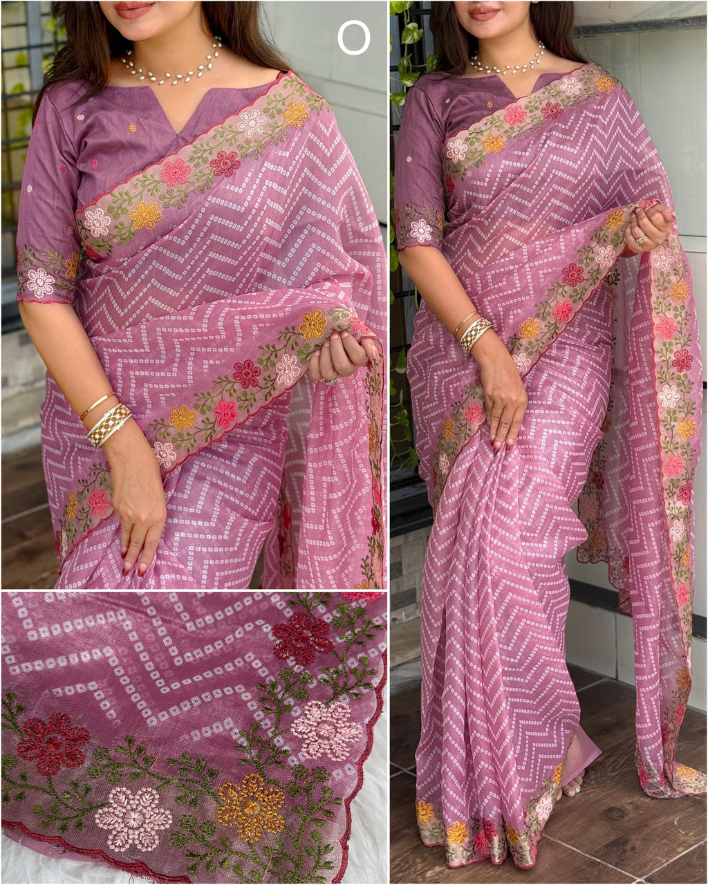 Cotton Satin Special With Our Embroidered Saree