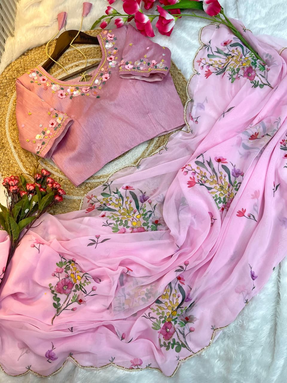 Very Soft Silk Georgette Saree