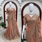 Wedding special Tibby Silk Designer Saree