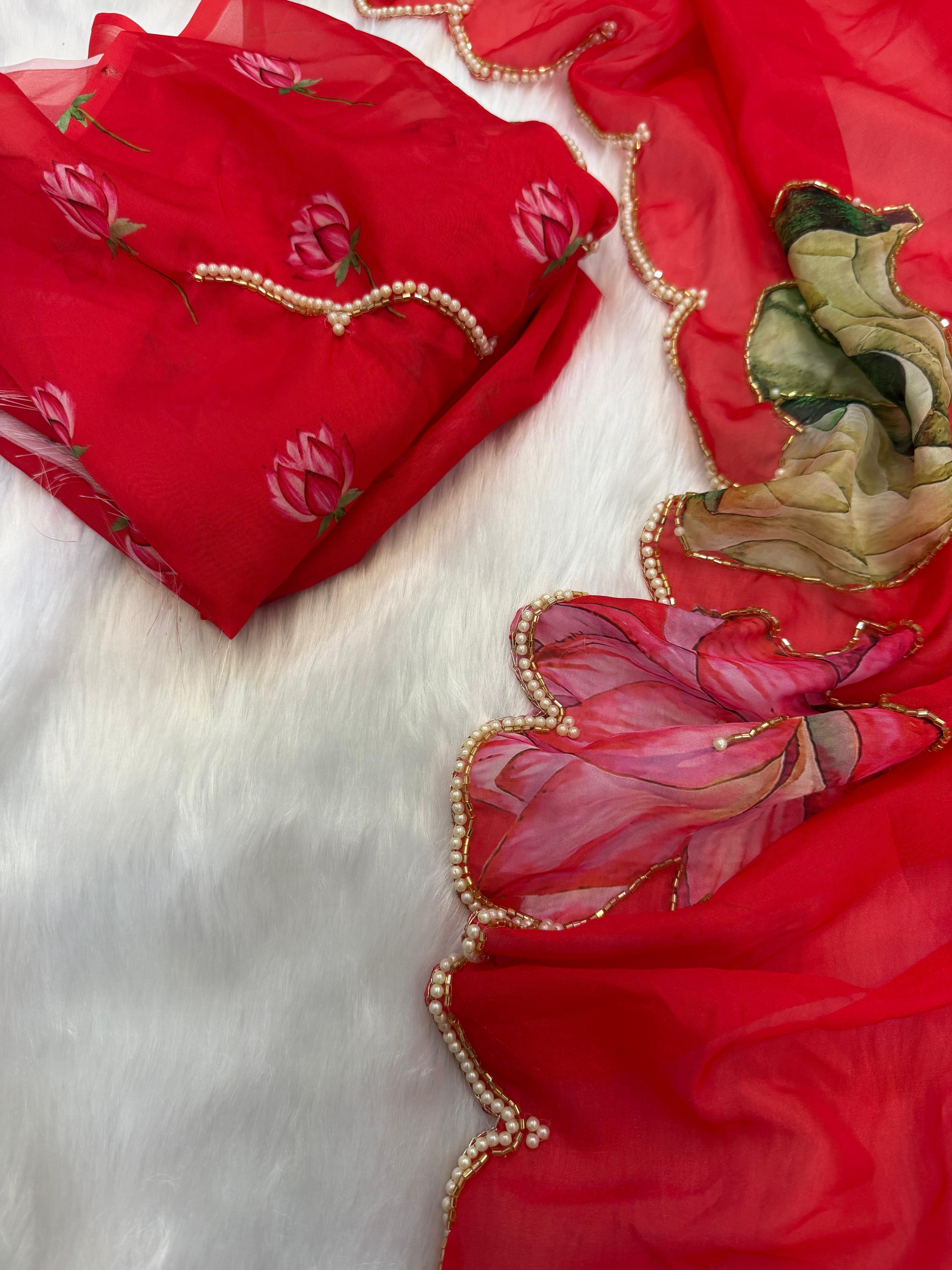 Pure Soft Tebby Silk Saree