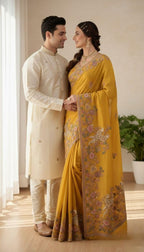 Soft NxC Moss Chiffon Saree
