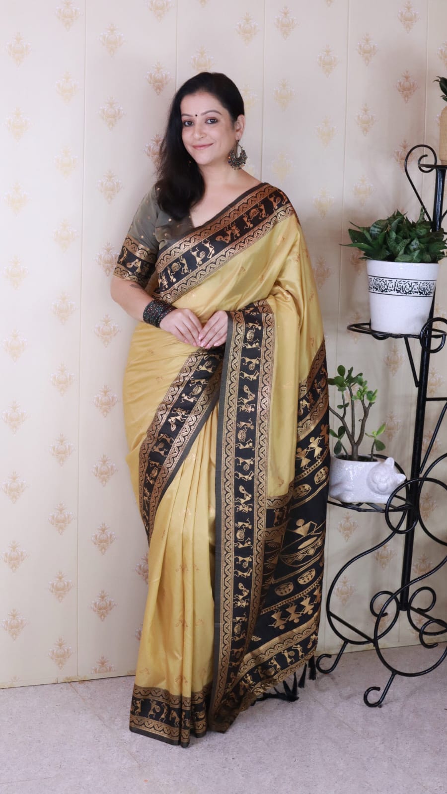 SILK SAREE GOLD ZARI