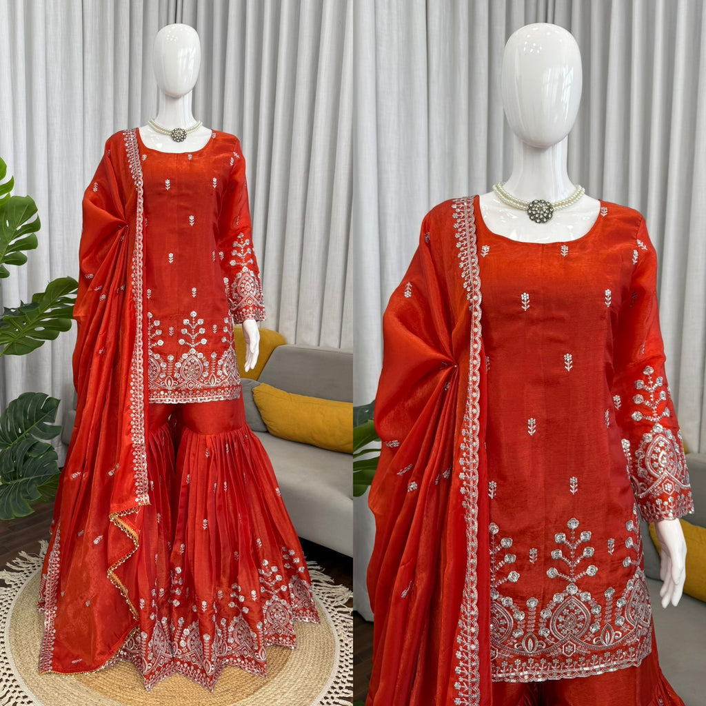 Designer Sharara Set Top Sharara