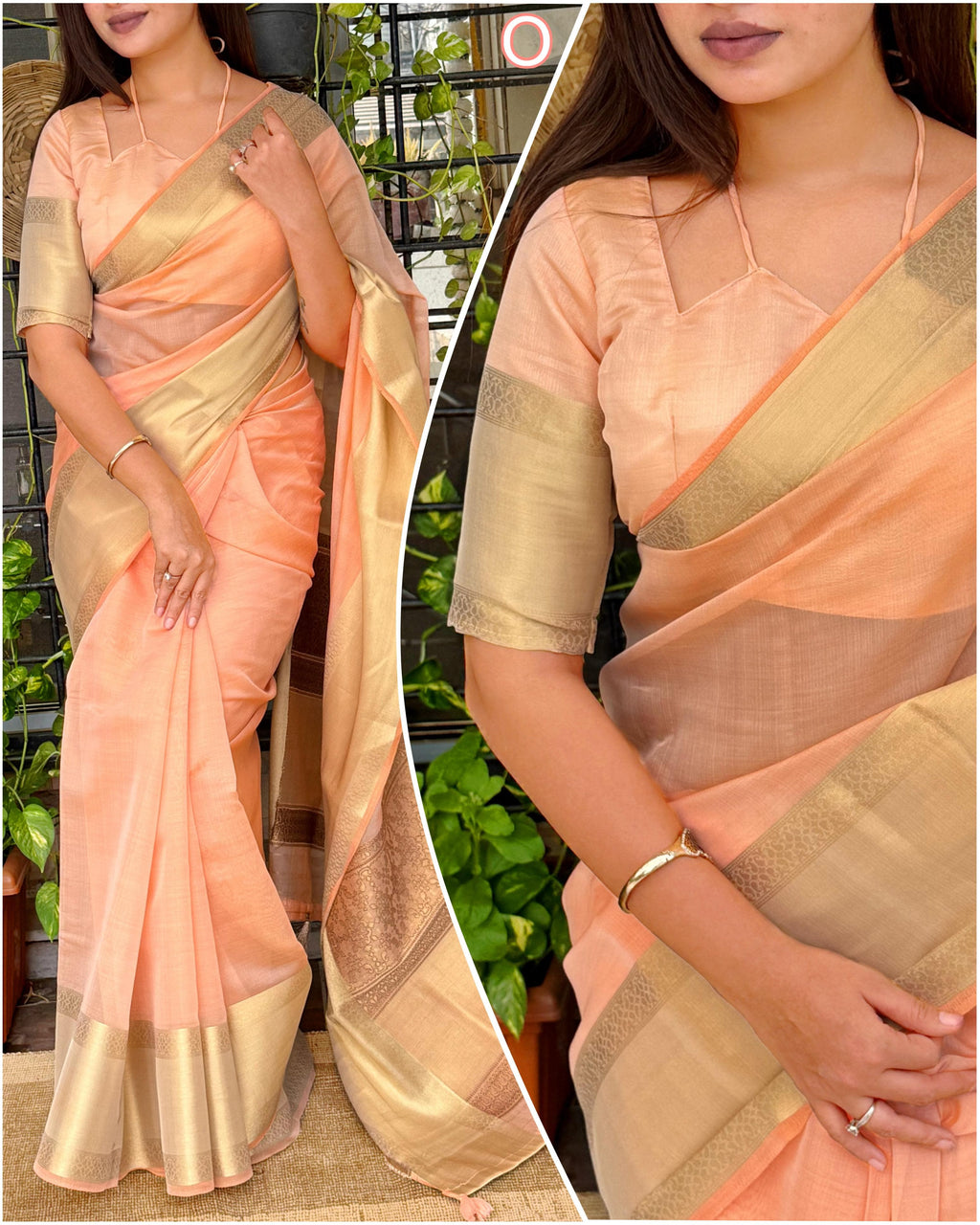 Glass Cotton Light Weight Saree