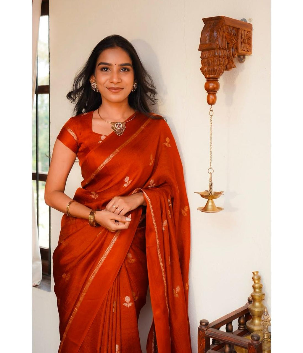 VISCOSE KHADI SILK SAREE