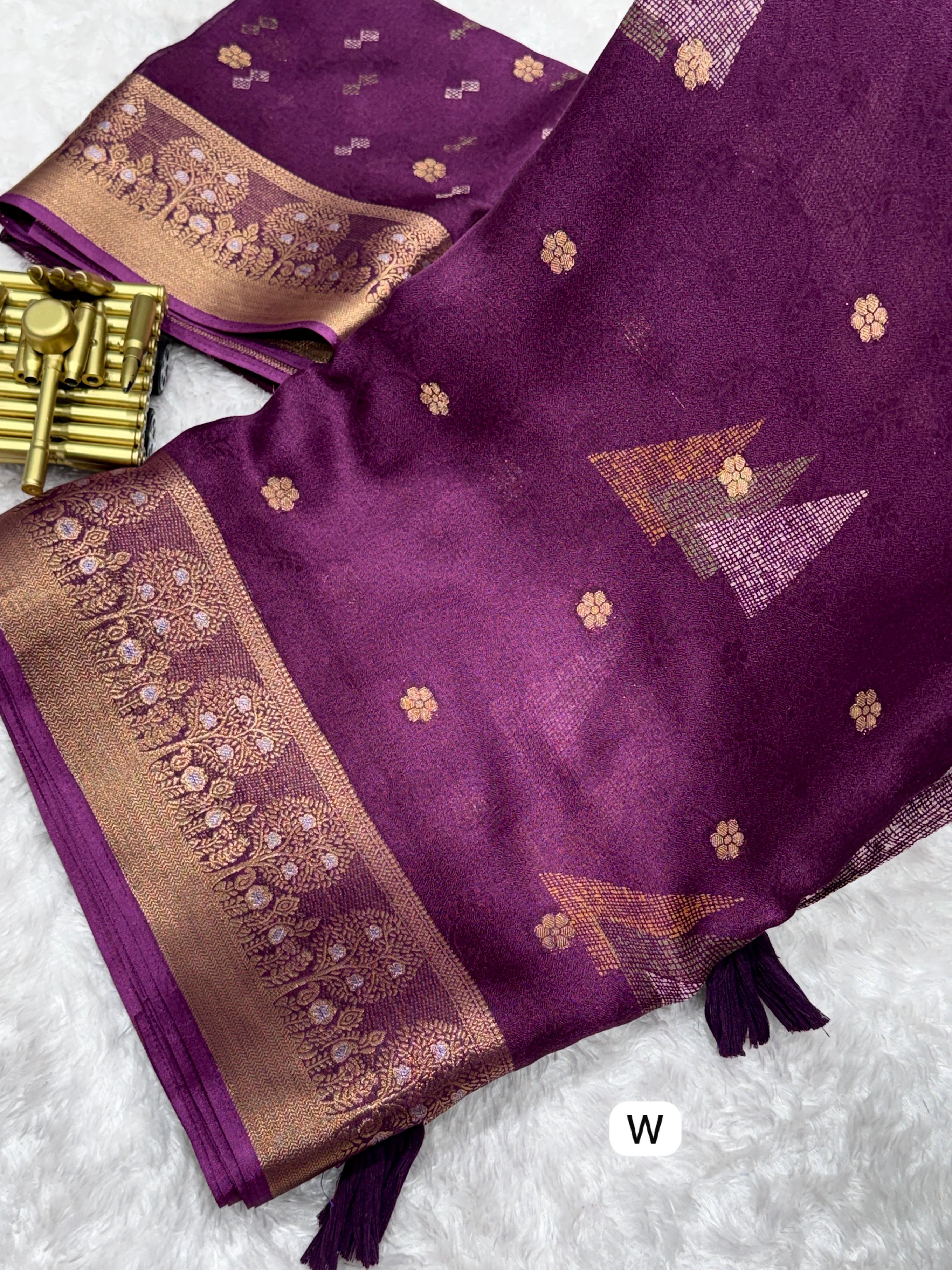 DULL MOSE BEAUTIFUL COLOR SAREE