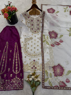 Sequence Top-Bottom And Dupatta Set