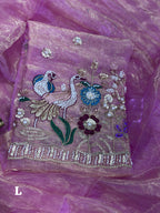 LIQUID ORGANZA SAREE
