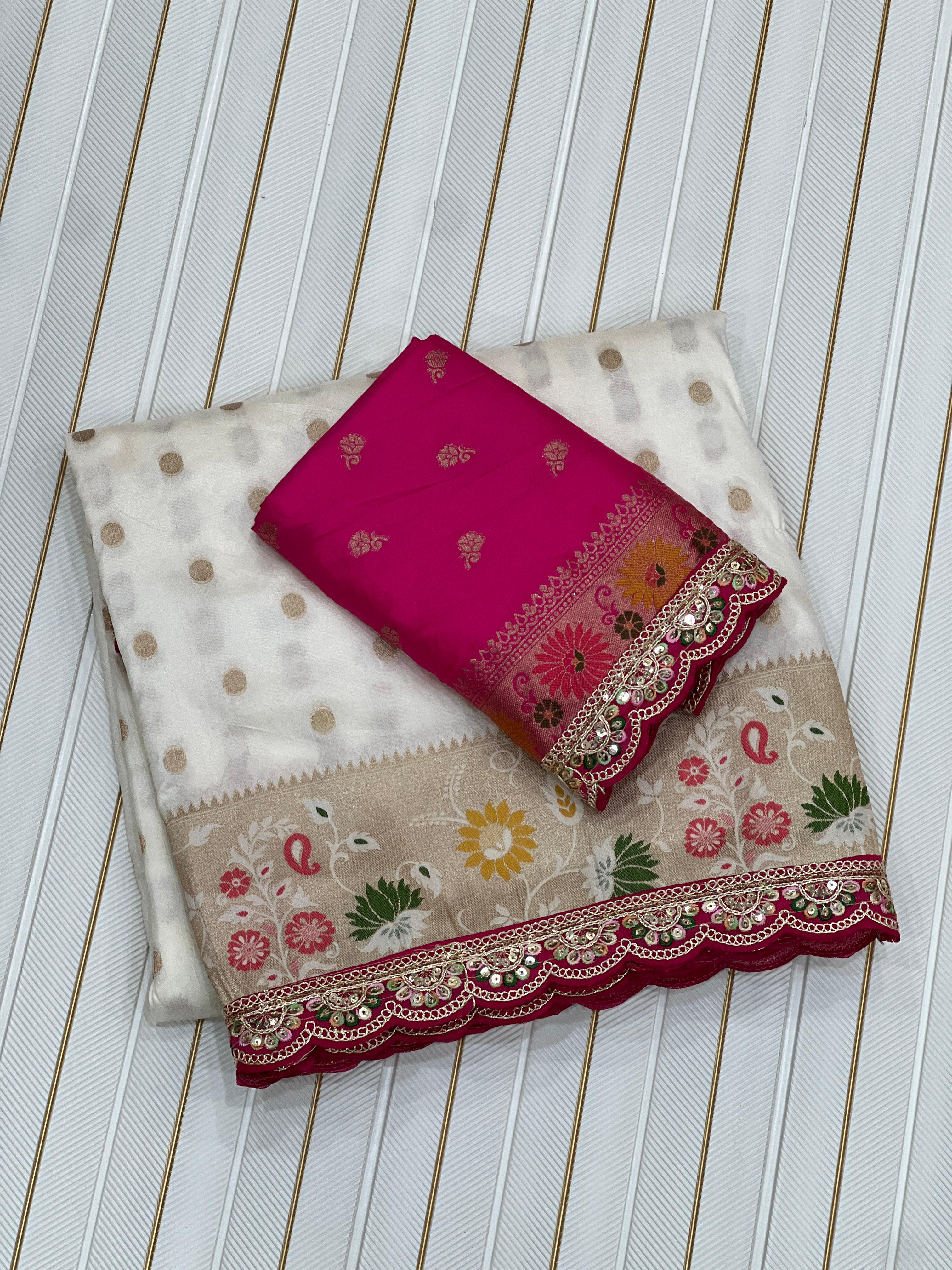 Dola Silk Embroidery Border