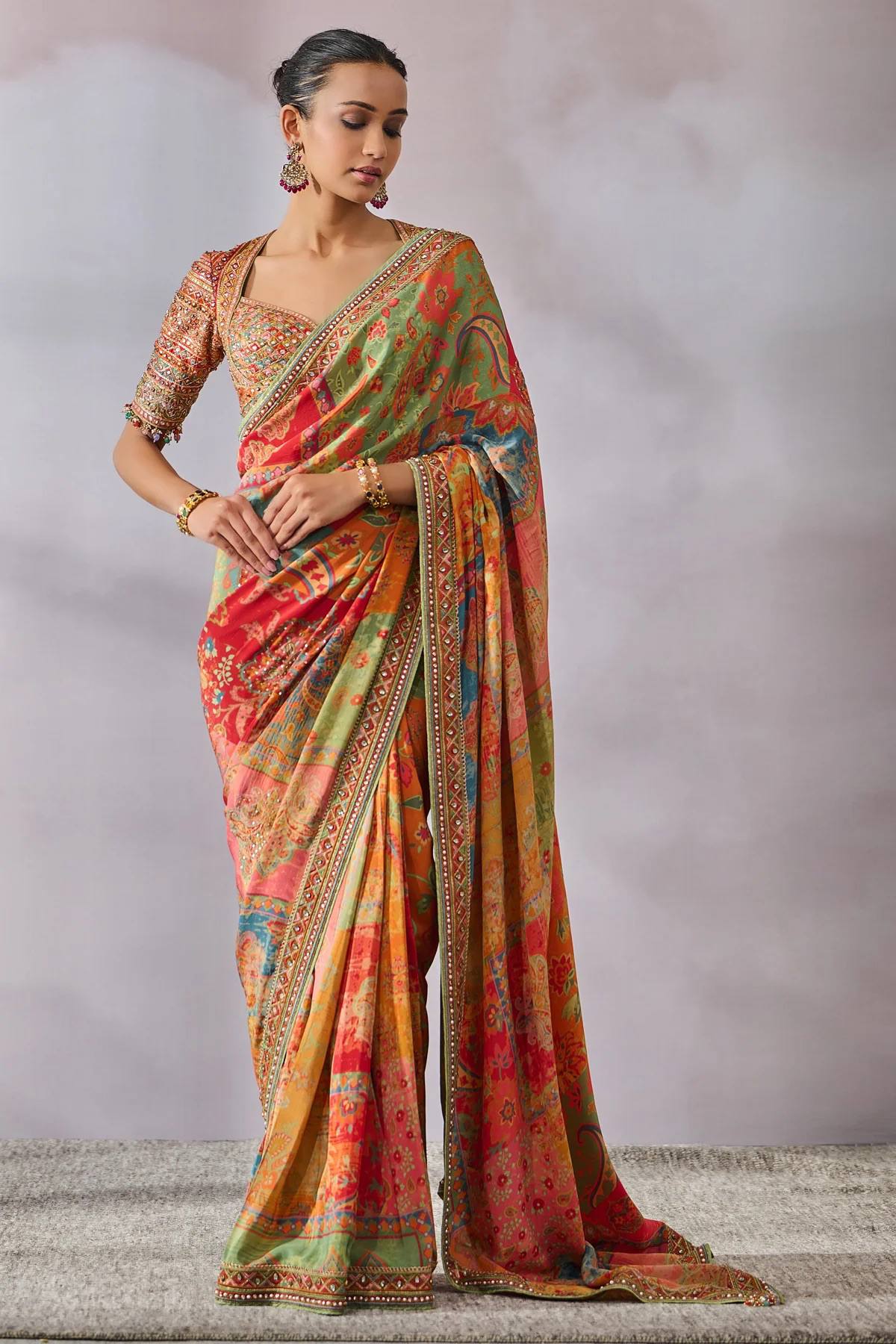 Kalamkari Printed Designer Saree