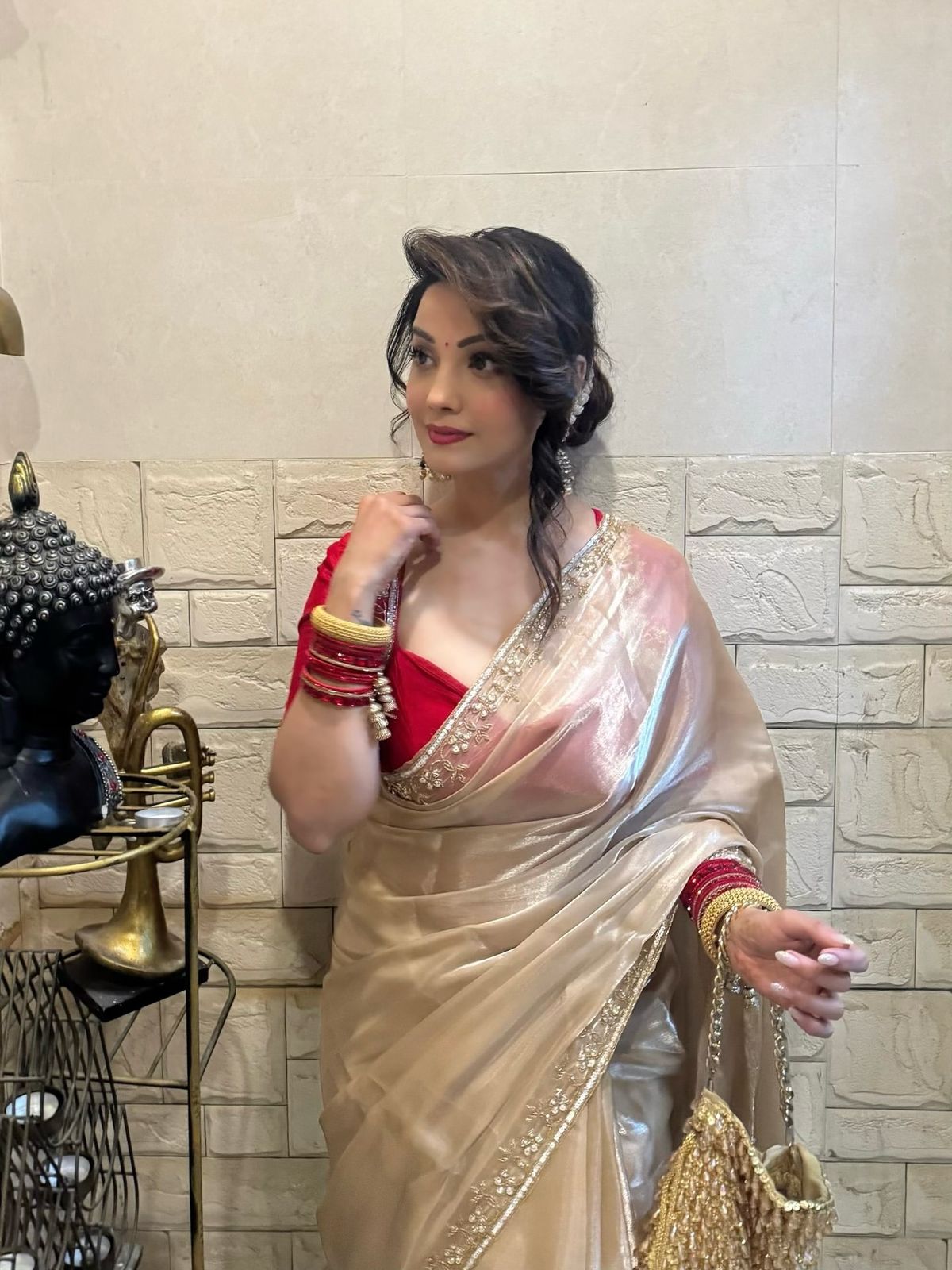 Soft Jimmi choo saree