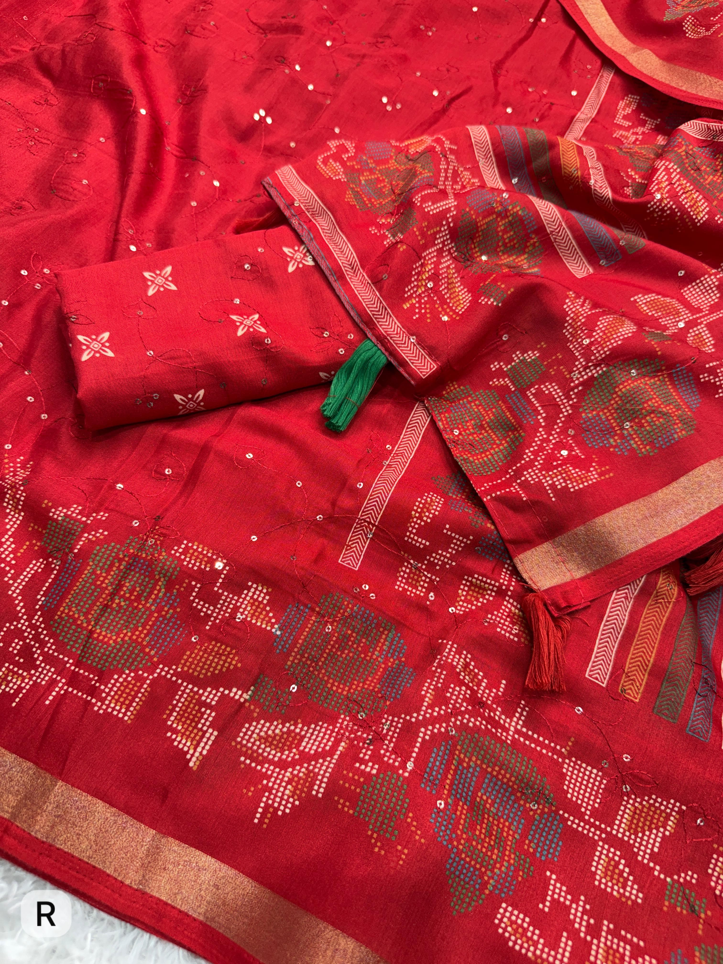 Daftari Mul Cotton Saree