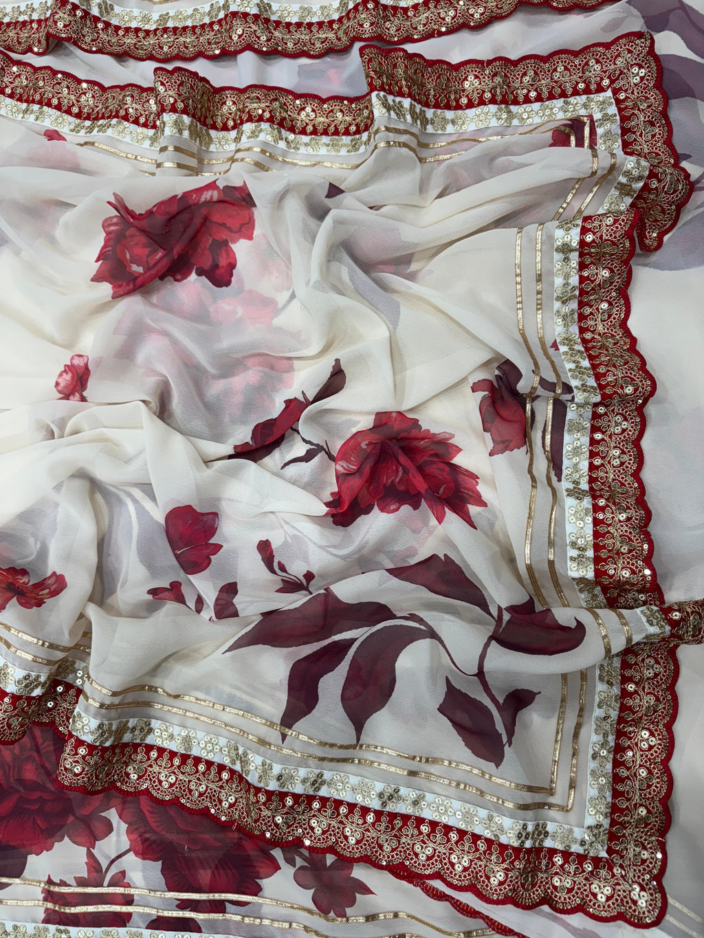Soft Georgette With Beautiful Floral Print