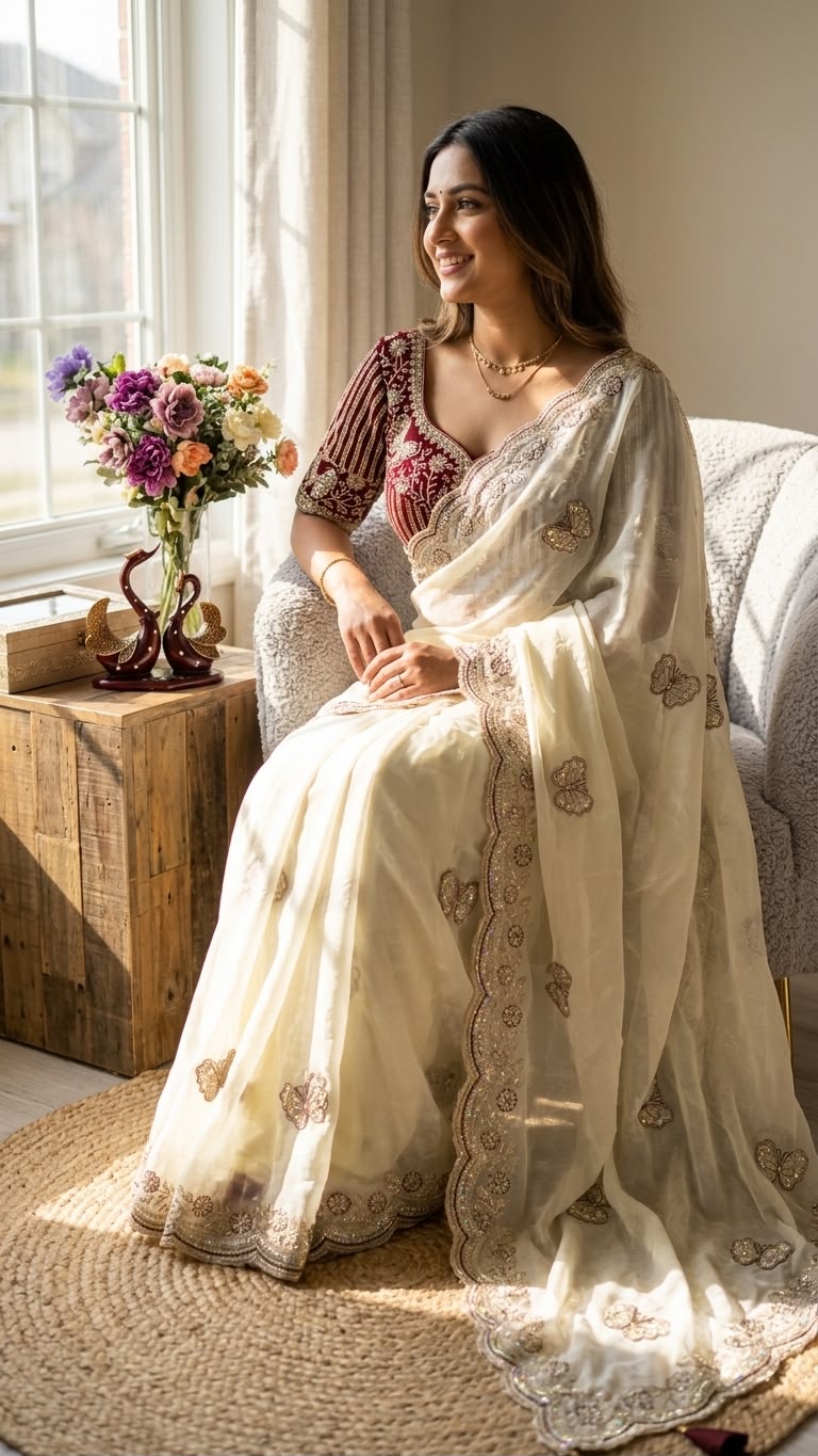 Skft Frendy Satin Saree