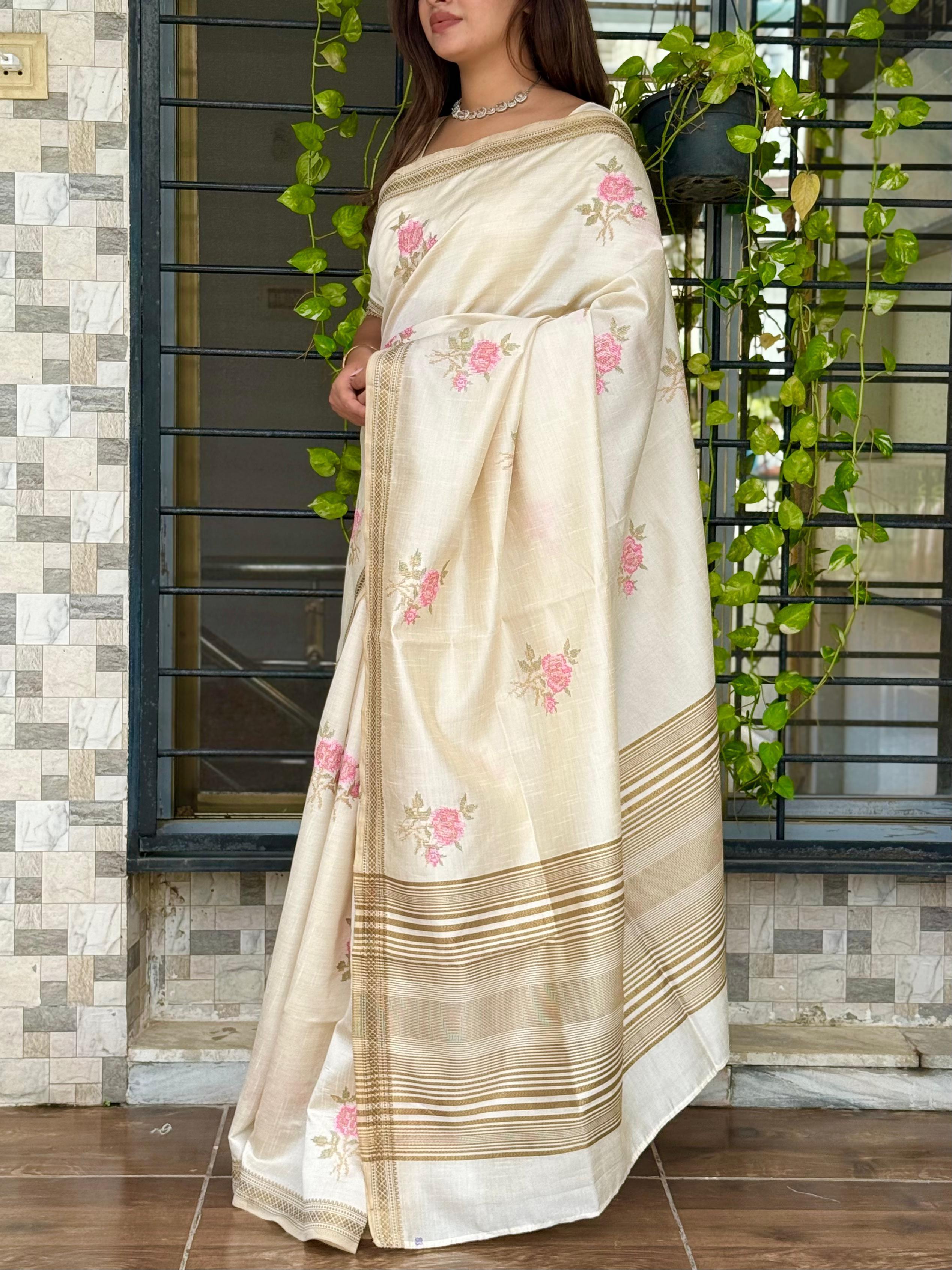 TUSSER SILK SAREE