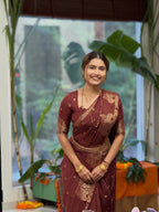 PURE MUSLIN SILK SAREE