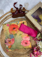 FLORAL HANDIWORK SAREE