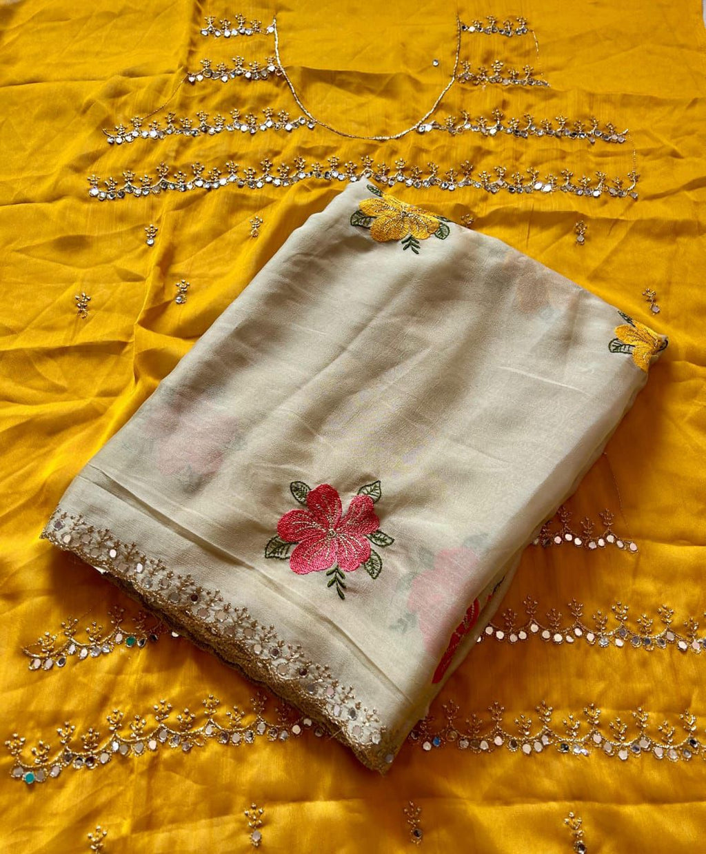 SOFT HAVEY RANGOLI SILK