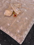FENDY WEDDING BEIGE SAREE