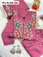 Premium Roman Silk Kurti Pent