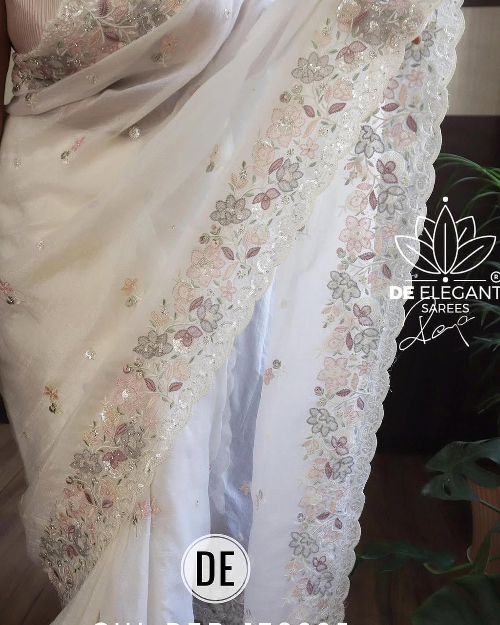 Soft Crunshy Silk Fabric Saree