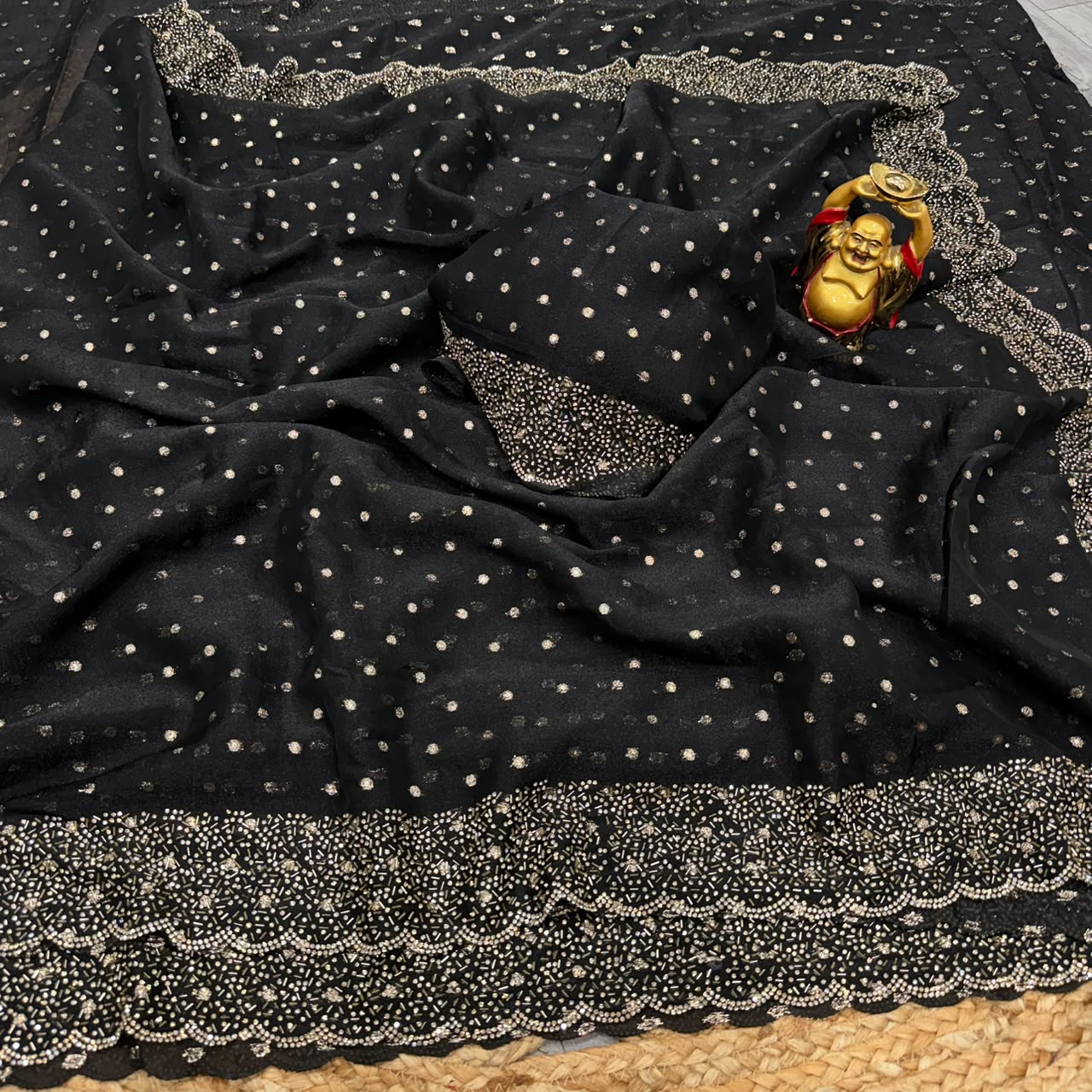 Space Silk Butti Saree
