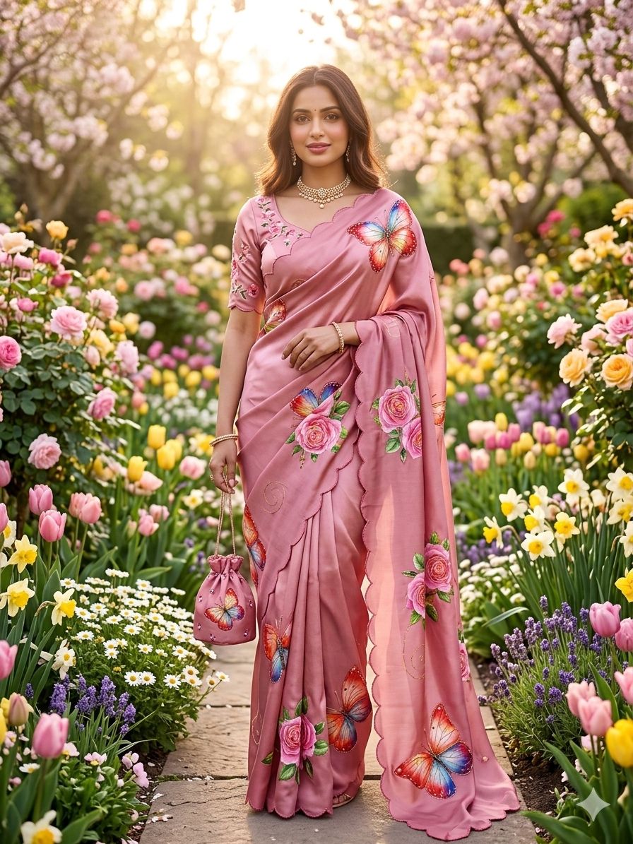 Pure Malai Silk Saree