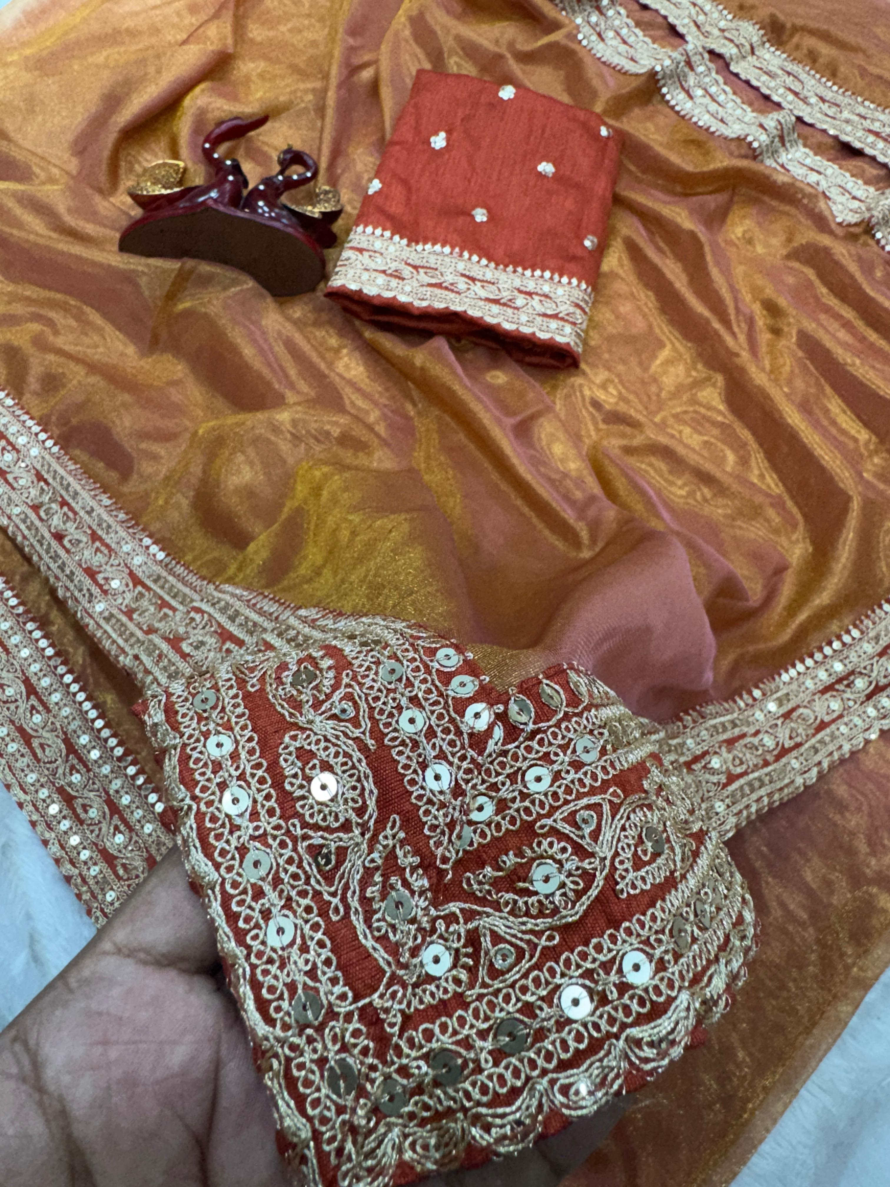 Soft Nc Twill Sequence Saree
