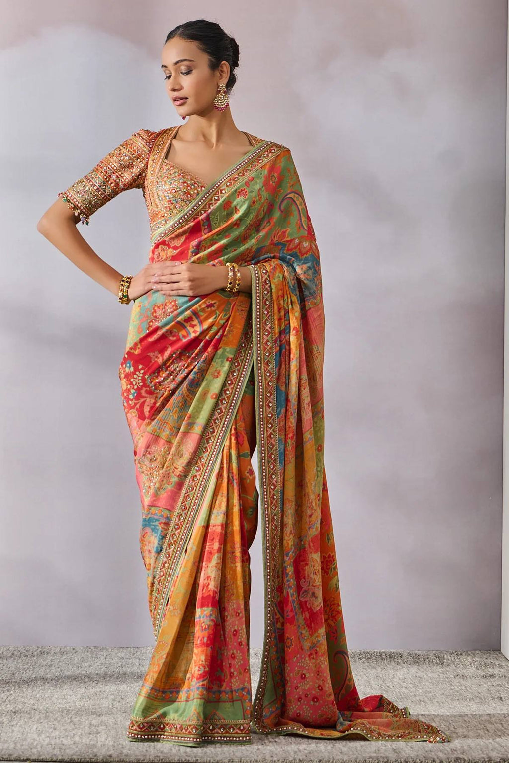 Kalamkari Printed Designer Saree